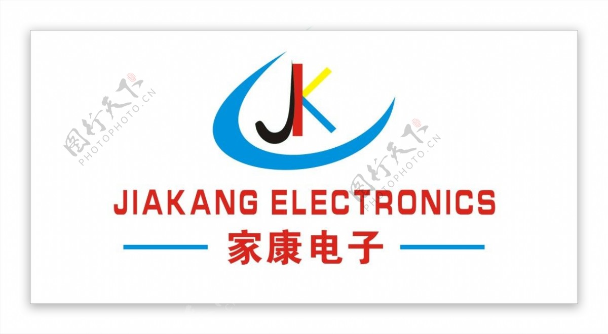 惠州市家康电子logo
