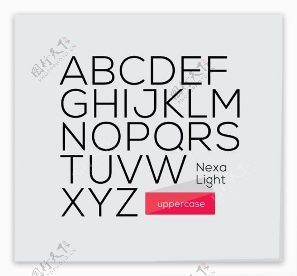 Nexafree高级设计英文字体