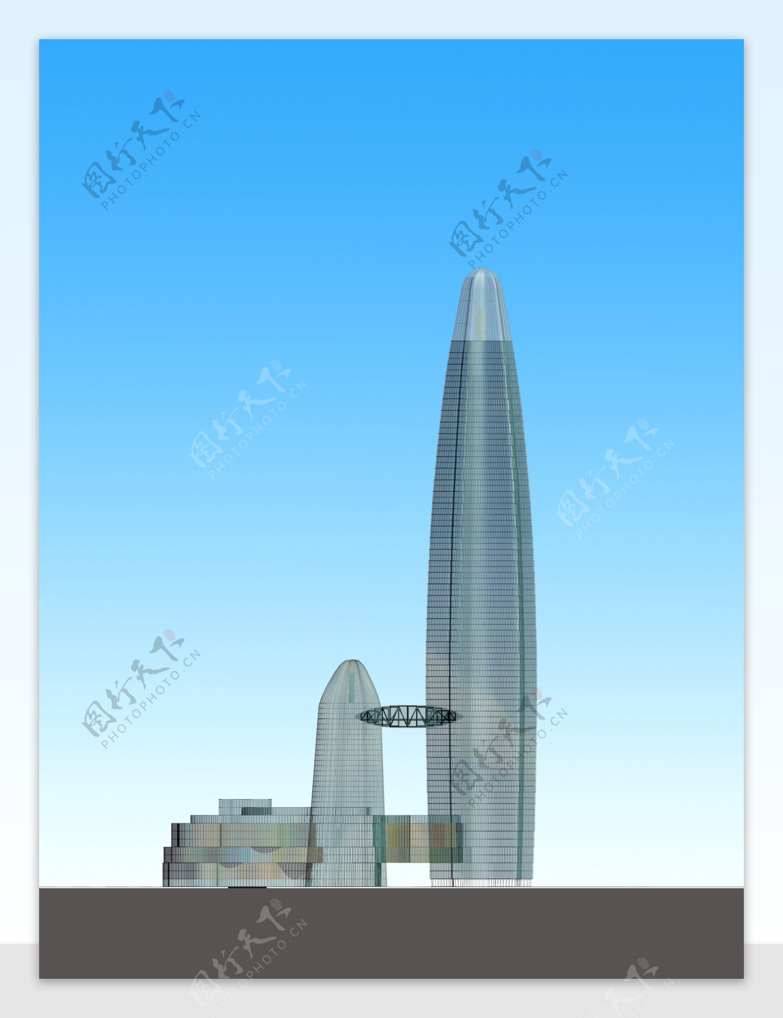 金融大楼模型图片