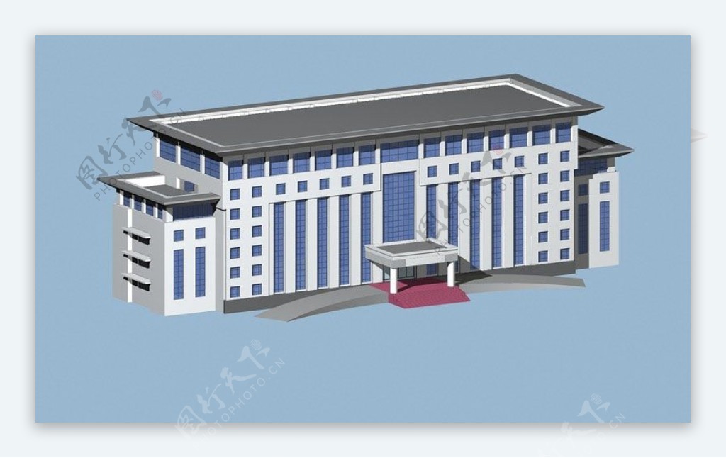 公共建筑办公楼设计模型
