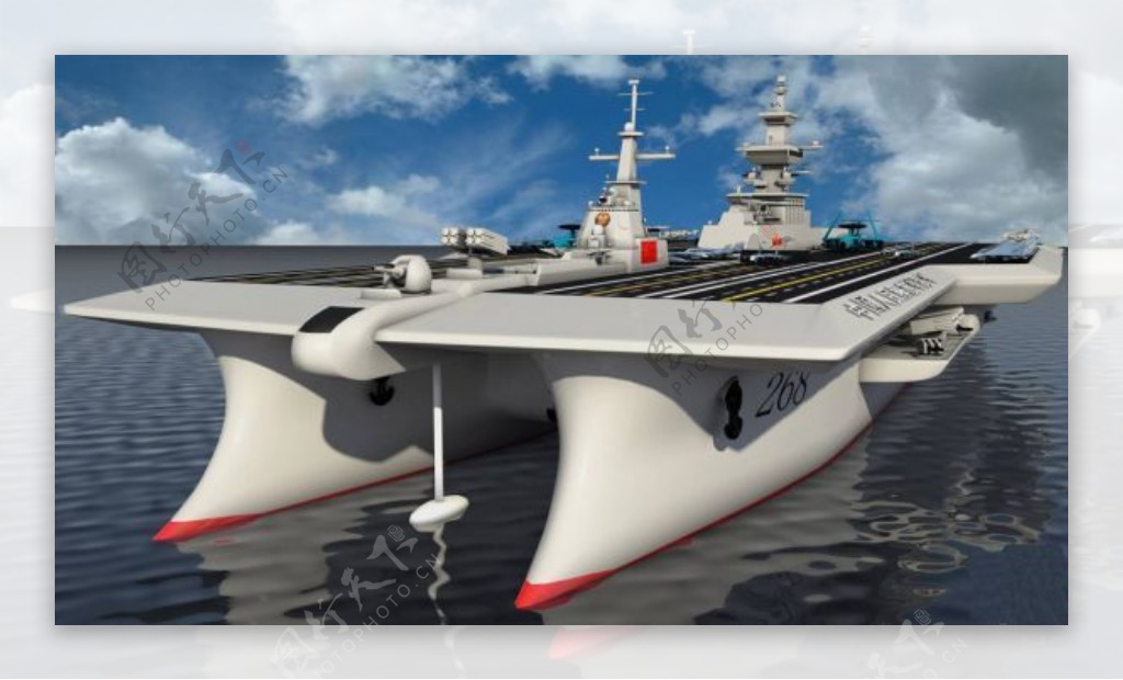中国航母模型