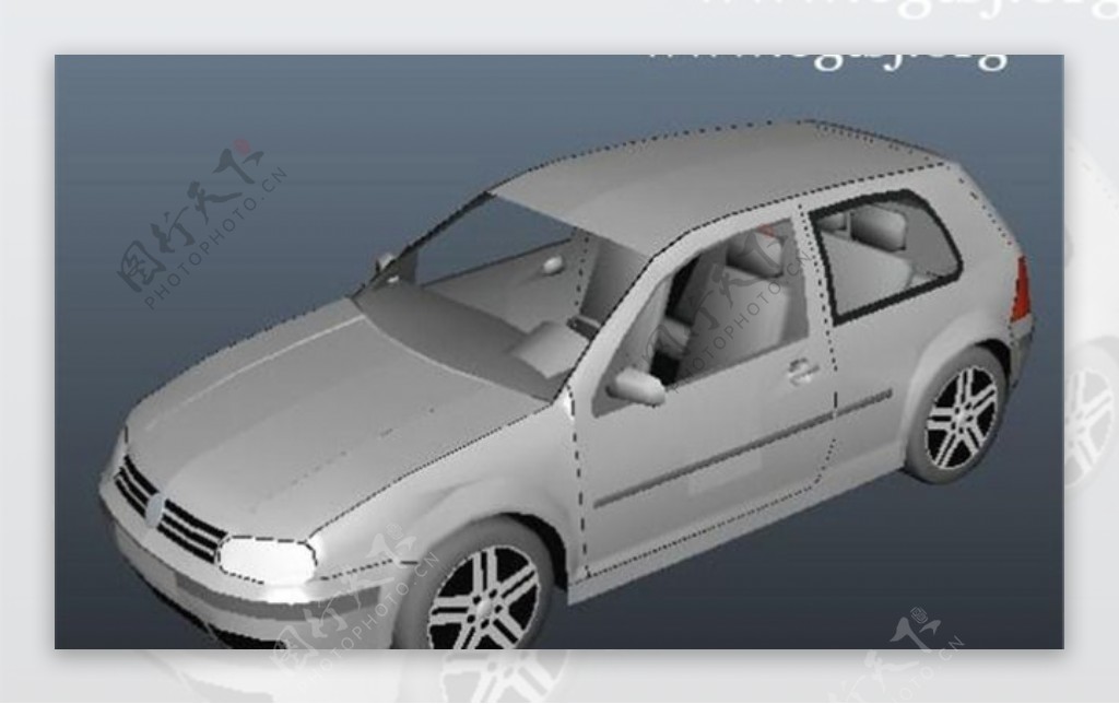 3D小汽车游戏模型