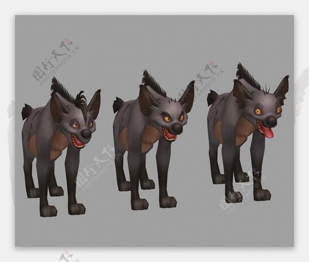 全套王国之心模型Hyena土狼