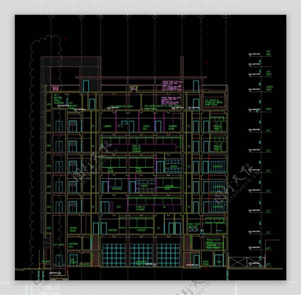 医院楼房建筑CAD图纸