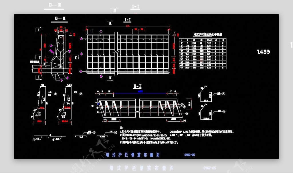 桥梁cad图设计素材
