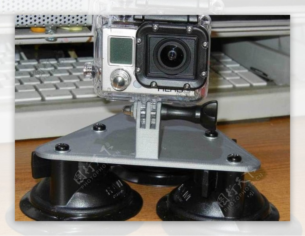 GoPro相机3点吸盘安装罩安装