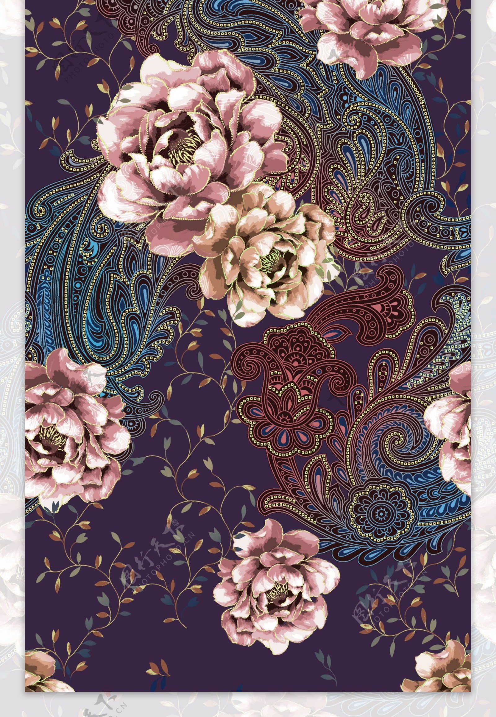 花卉纹样图案设计