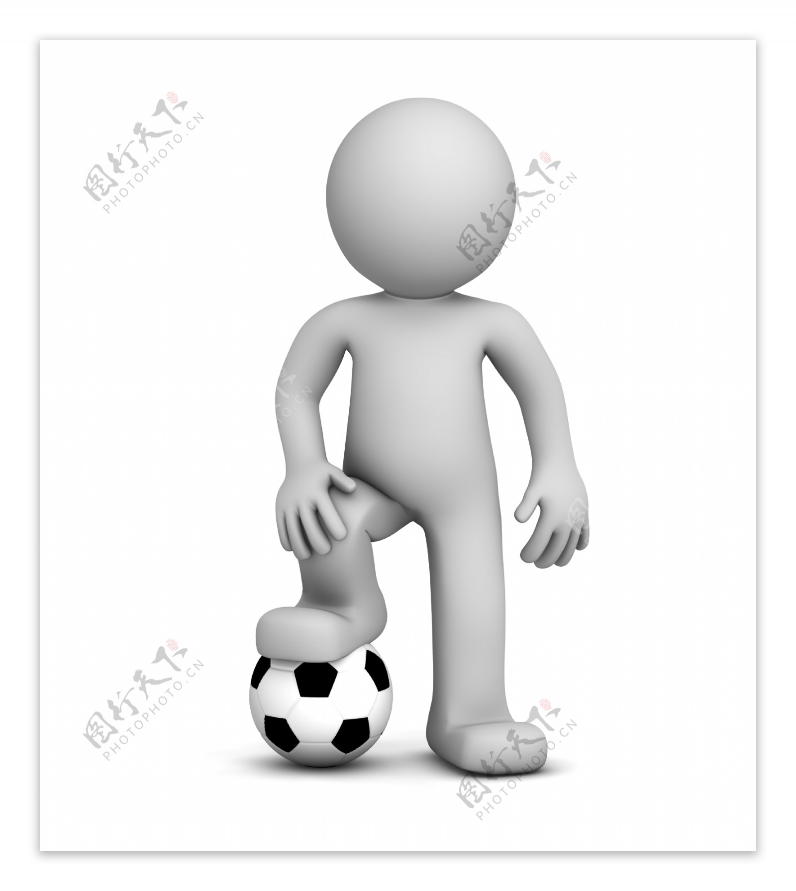 3D足球运动员