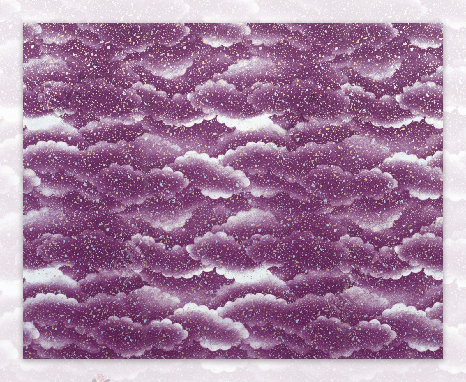 紫色云底纹图片