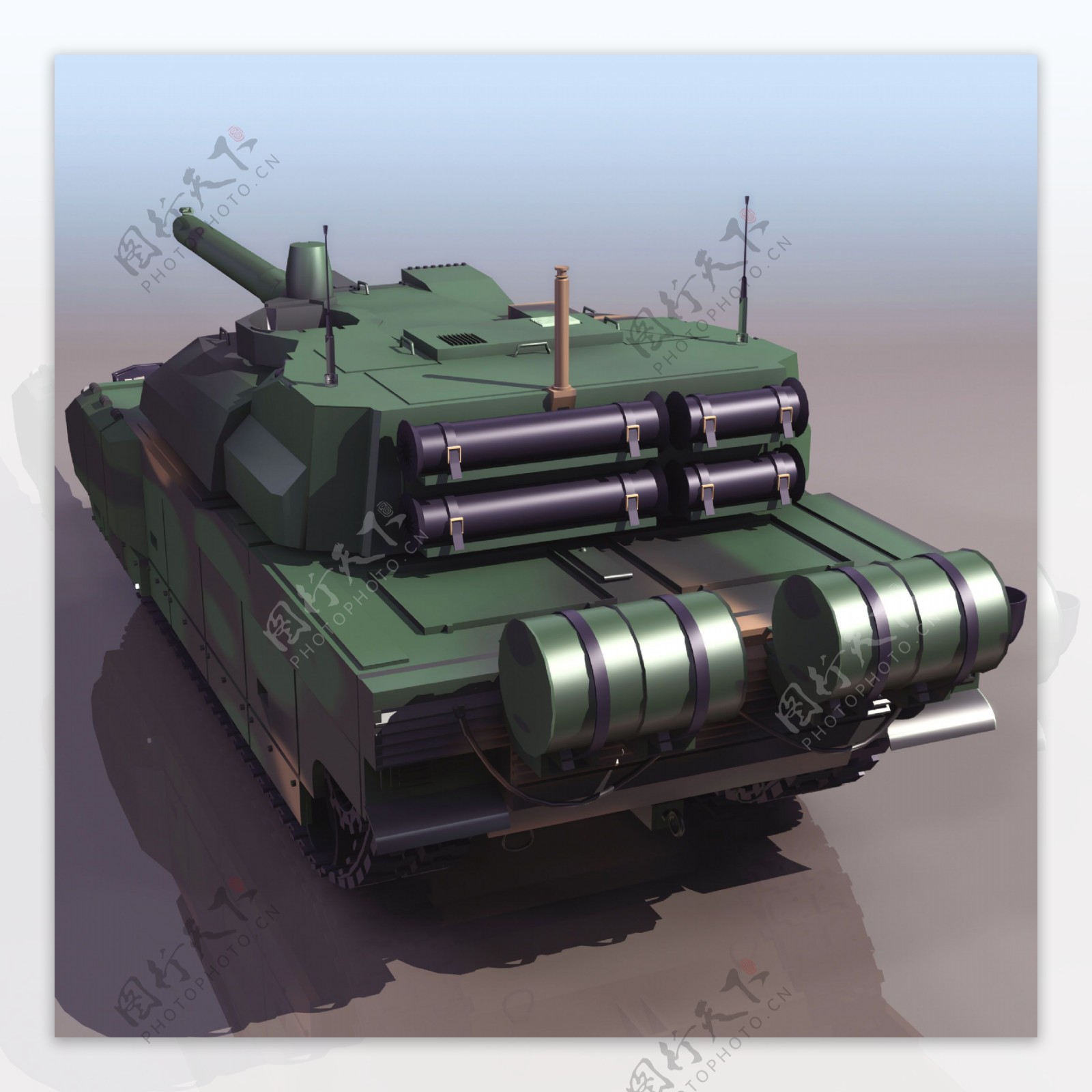 LECRERC坦克模型011
