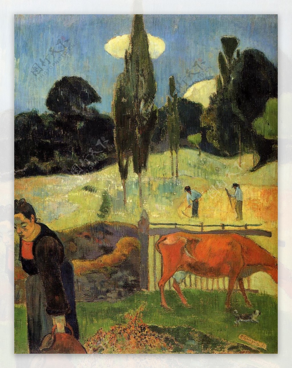 PaulGauguin0374法国画家保罗高更paulgauguin后印象主义风景人物田园自然静物油画装饰画