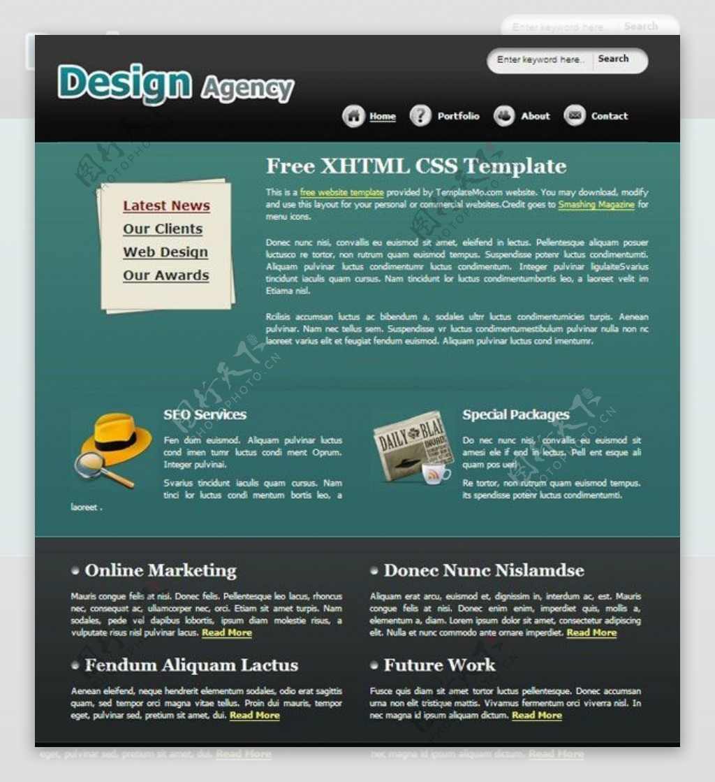 设计机构CSS网页