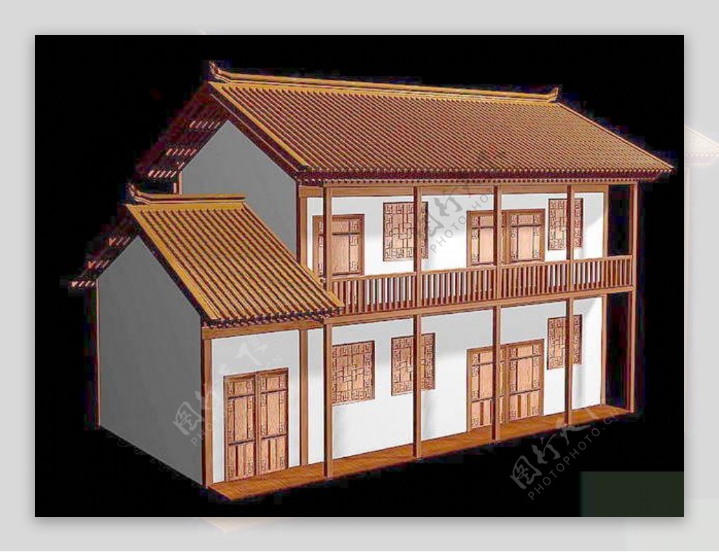 中式建筑3d模型下载3d建筑模型下载18