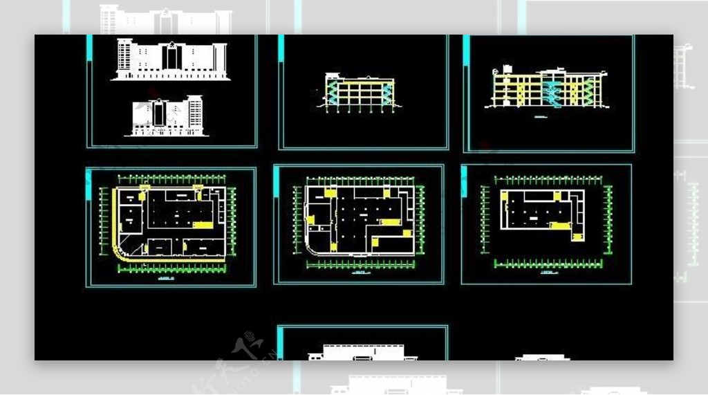 三层商场建筑方案设计图