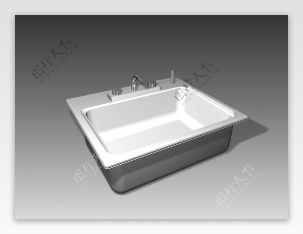 台盆3d模型卫生间用品设计素材132