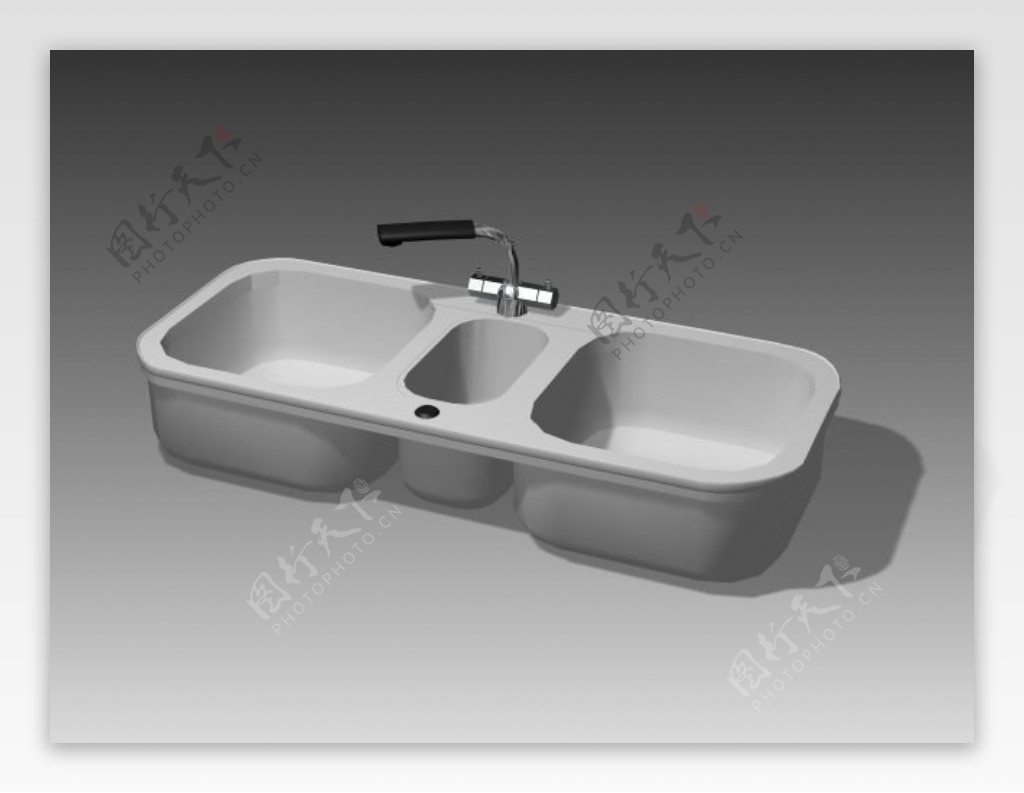台盆3d模型3D卫生间用品模型140
