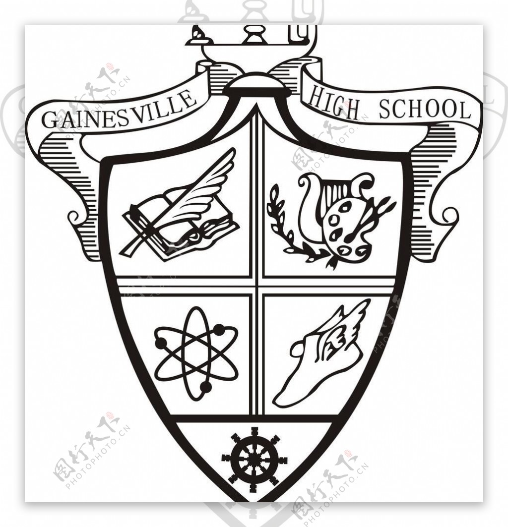 学校校徽图片