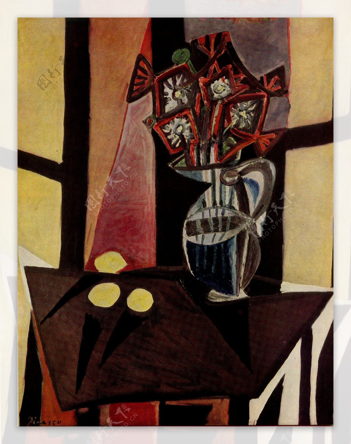 1941Naturemorte2西班牙画家巴勃罗毕加索抽象油画人物人体油画装饰画