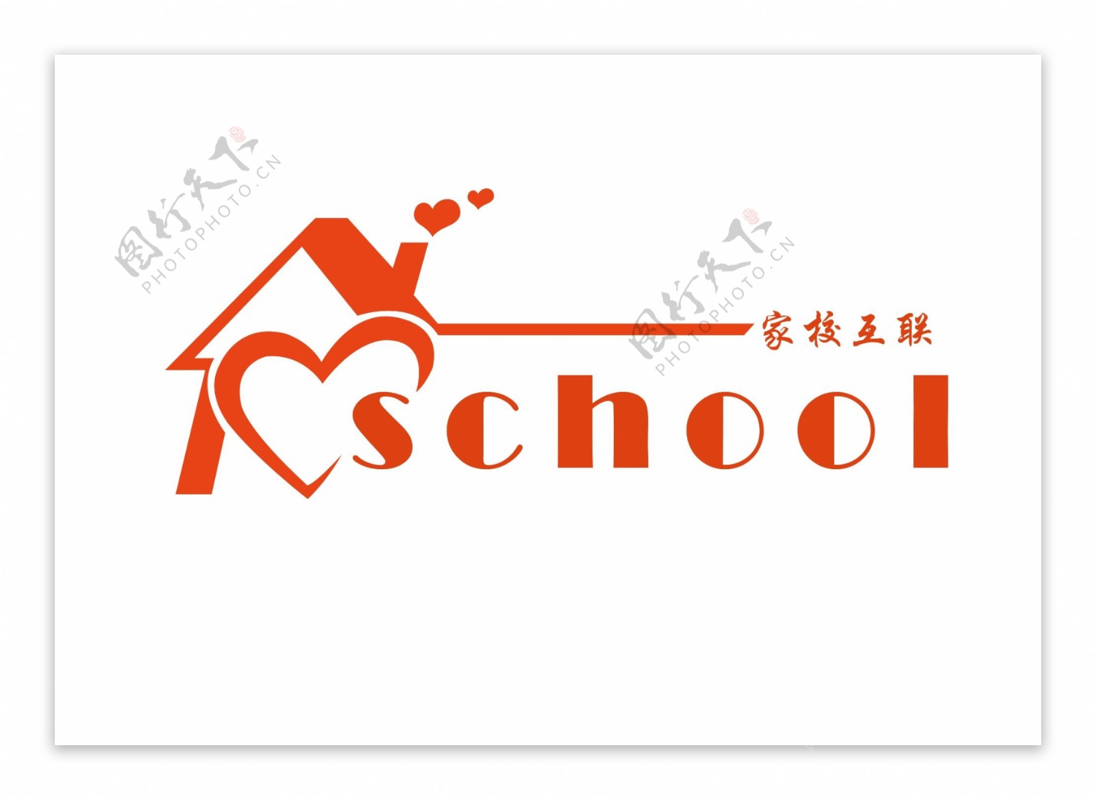 家校互联logo设计原创