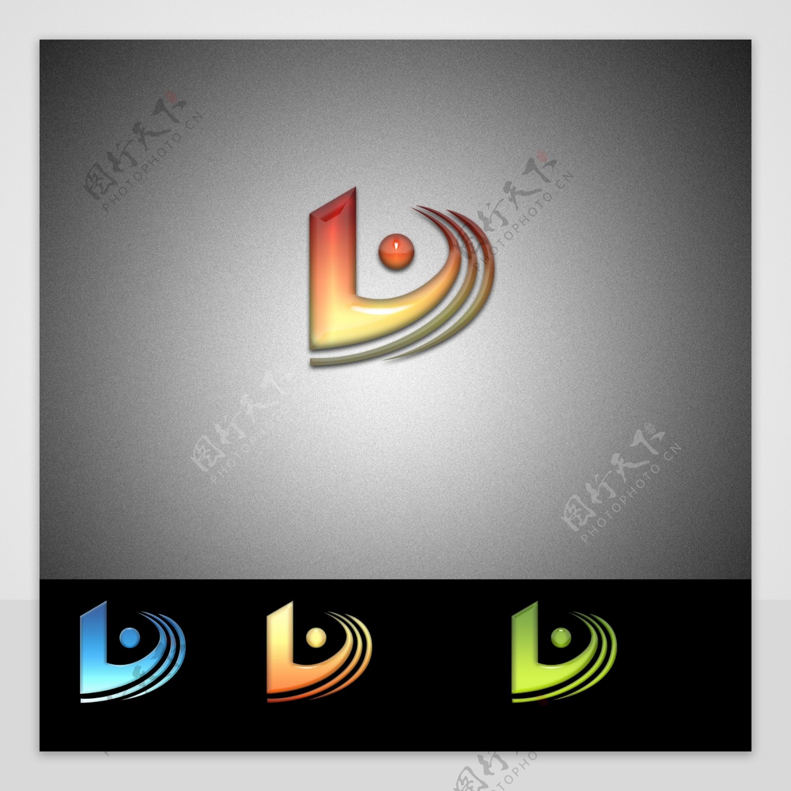 d字形logo图片
