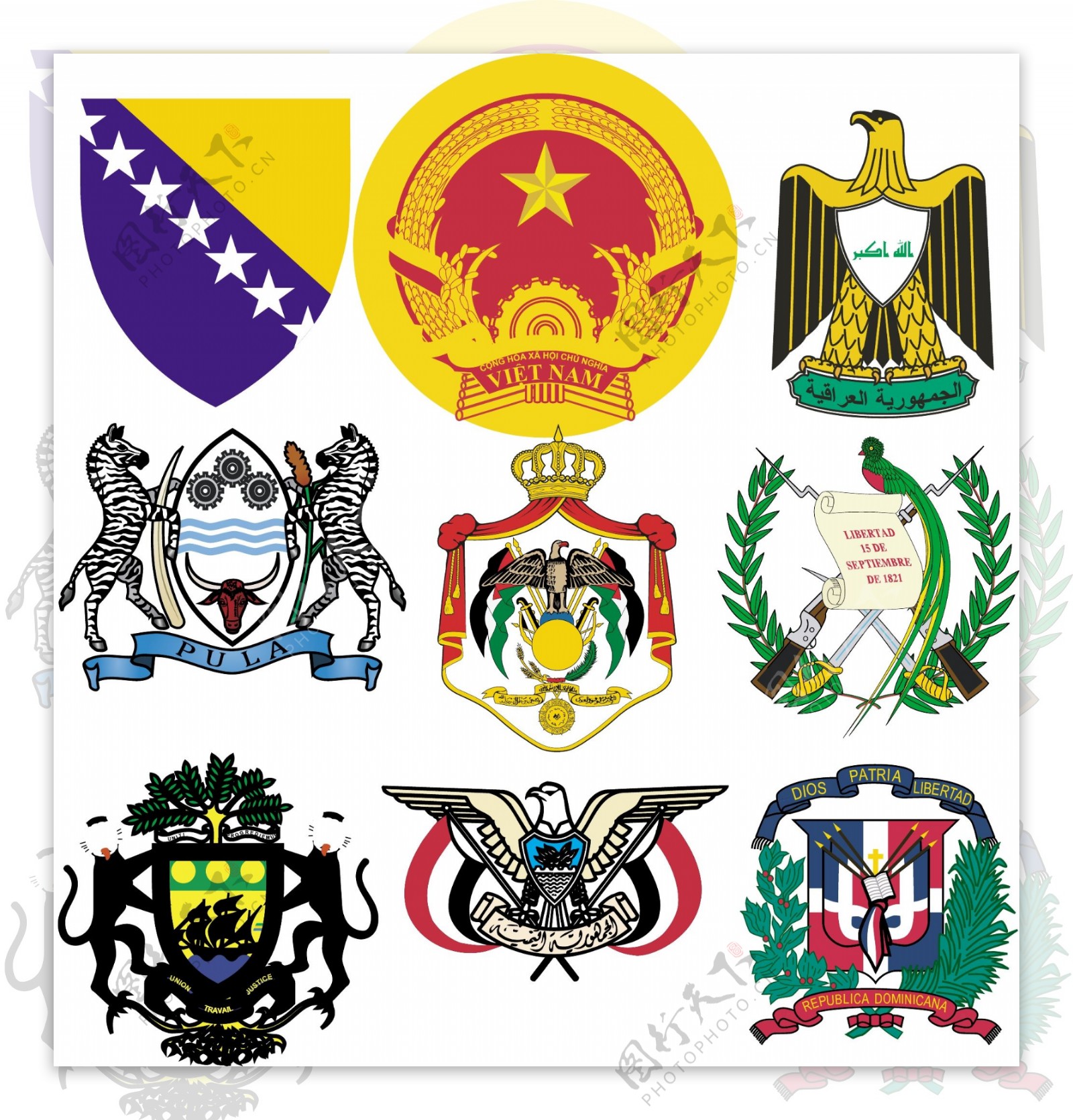 外国徽章logo国图片