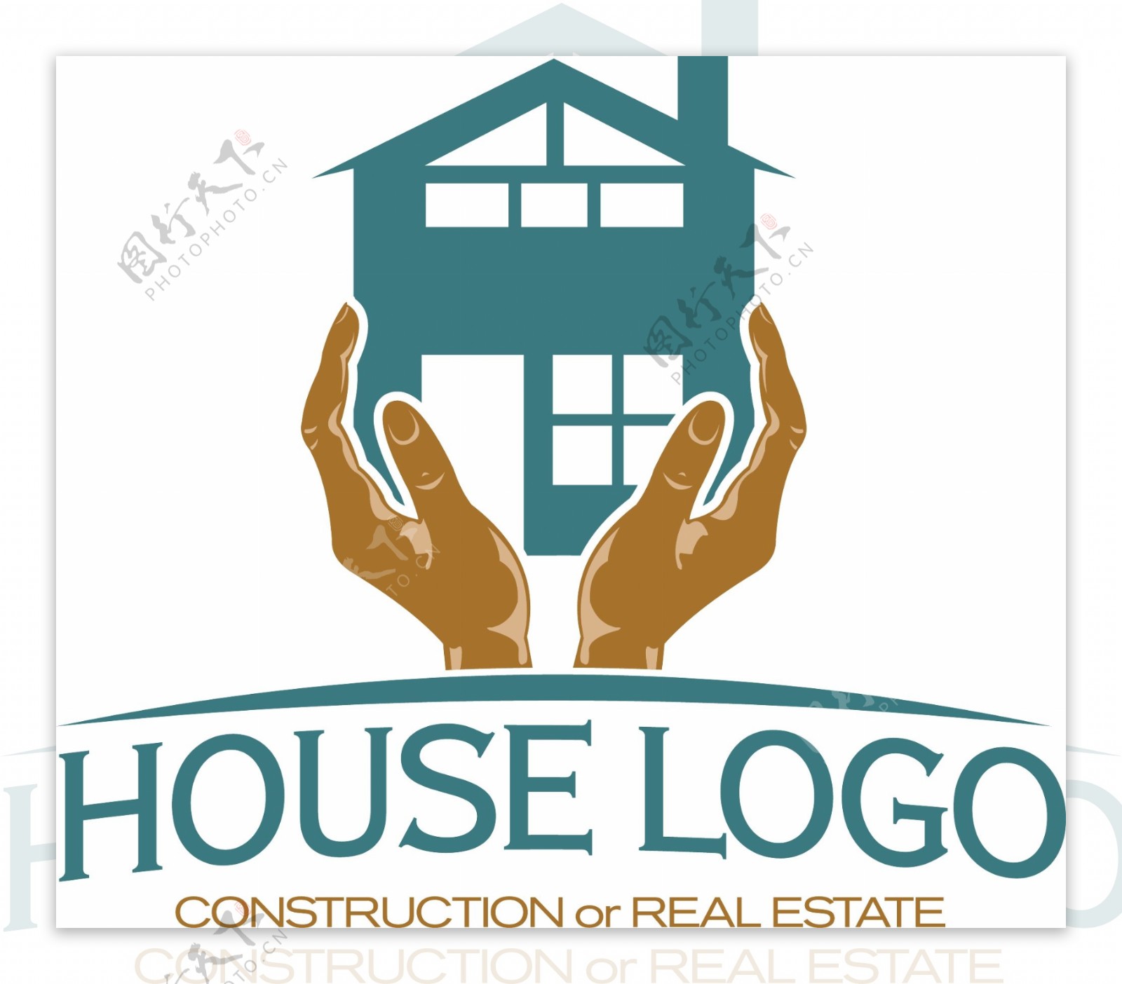 房子logo模板图片