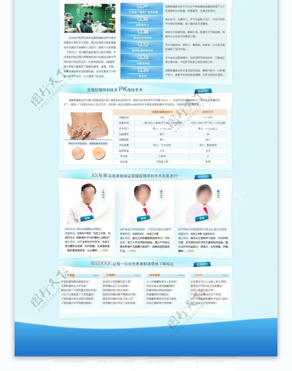 蓝色医疗宫腹腔镜专题