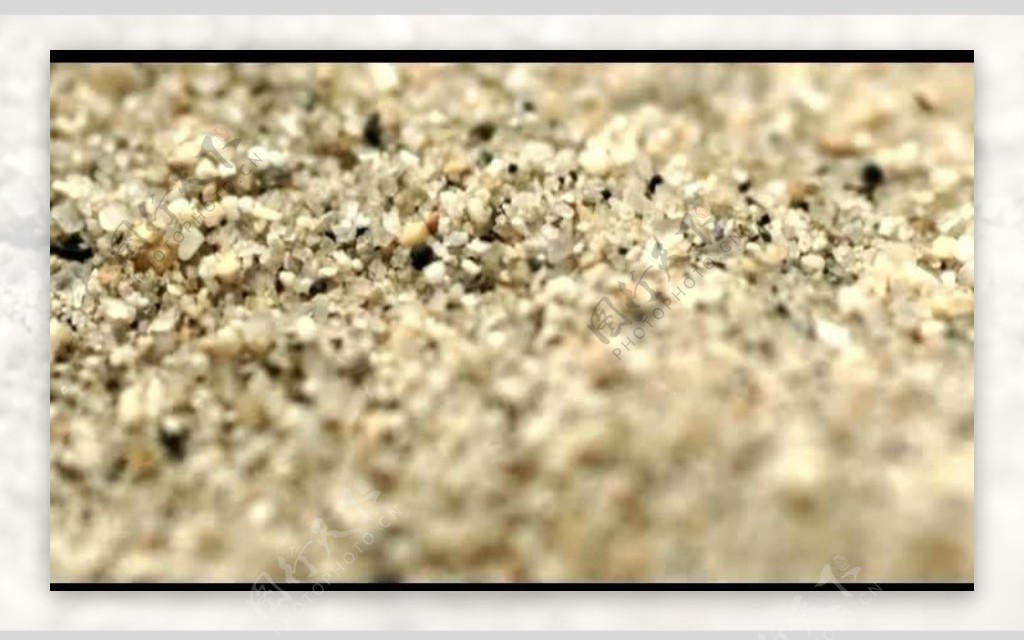 沙漠砂砾流动视频图片