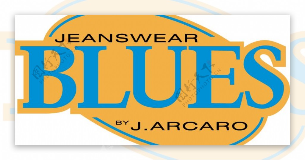 BluesJeanswearlogo设计欣赏蓝调牛仔服装标志设计欣赏