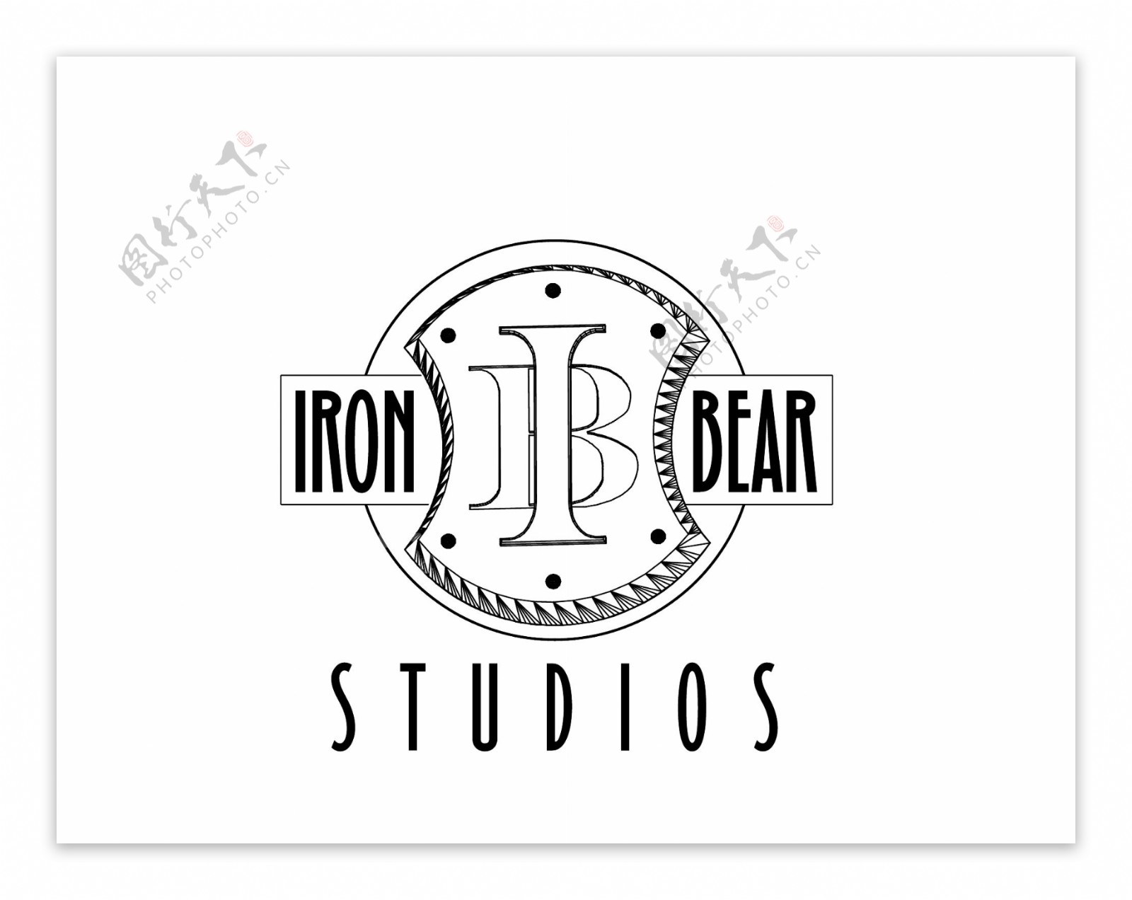 IronBearStudioslogo设计欣赏IronBearStudios下载标志设计欣赏
