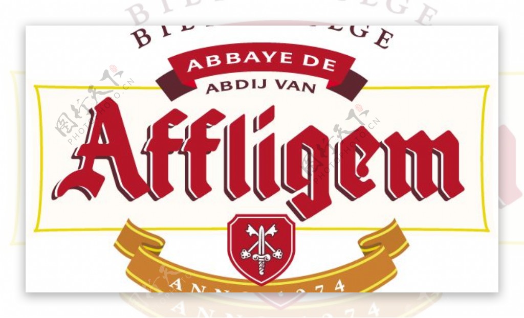 Affligembeerlogo设计欣赏阿夫利赫姆啤酒标志设计欣赏