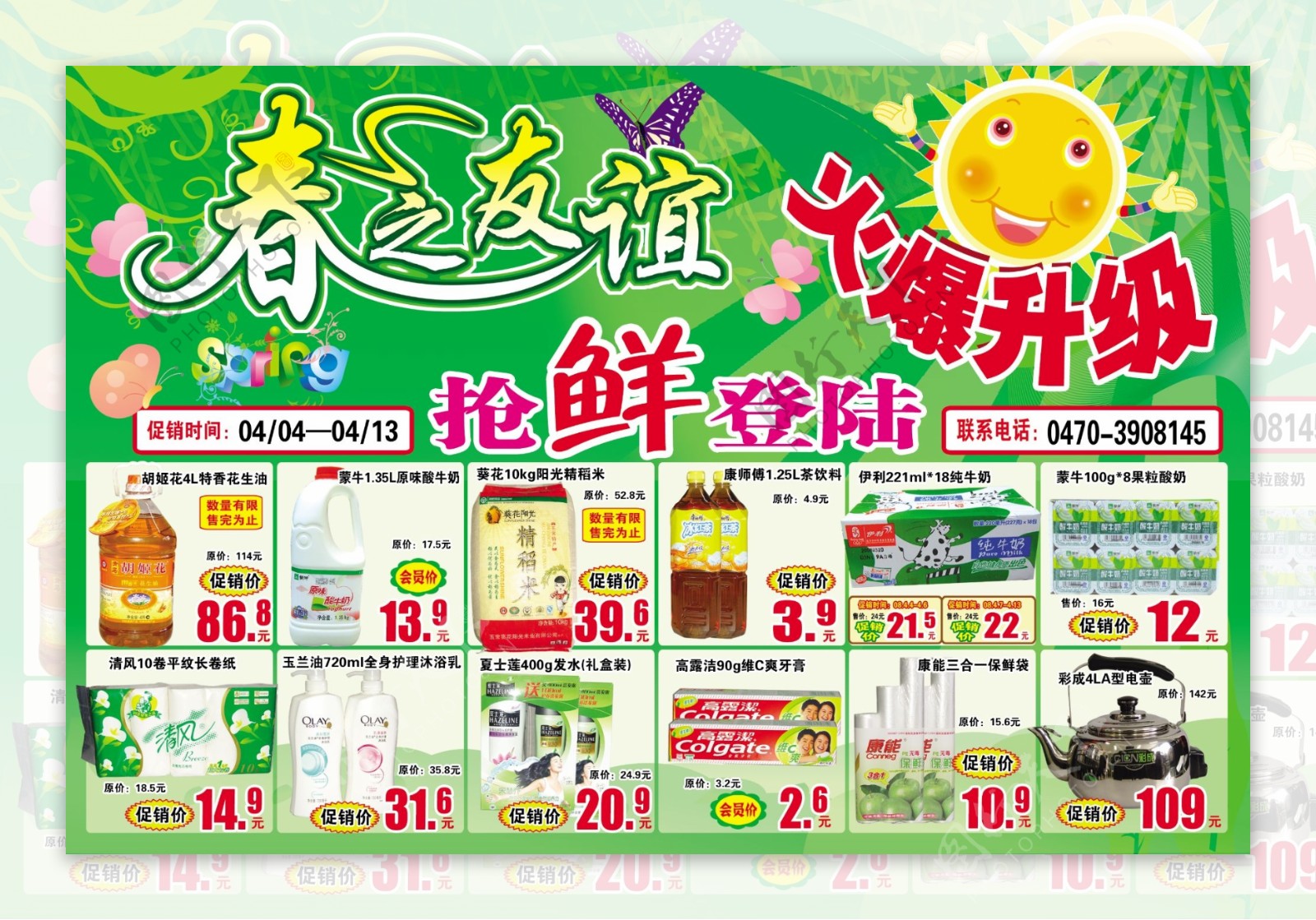 春之友谊超市宣传单超市素材专辑DVD01