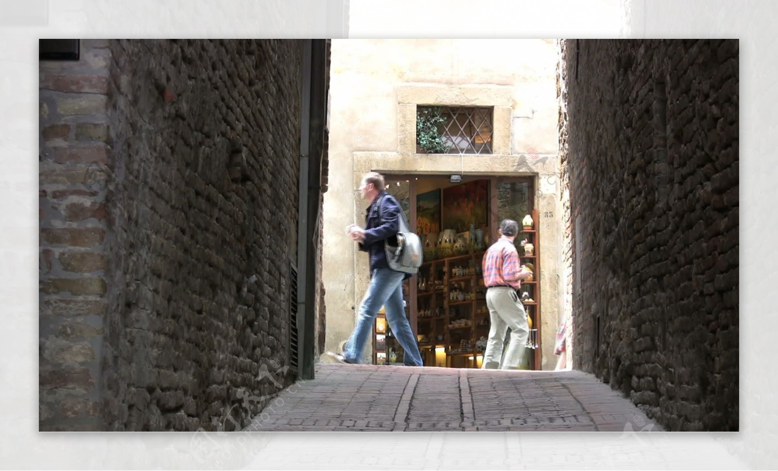 意大利圣吉米尼亚诺商店库存的录像视频免费下载