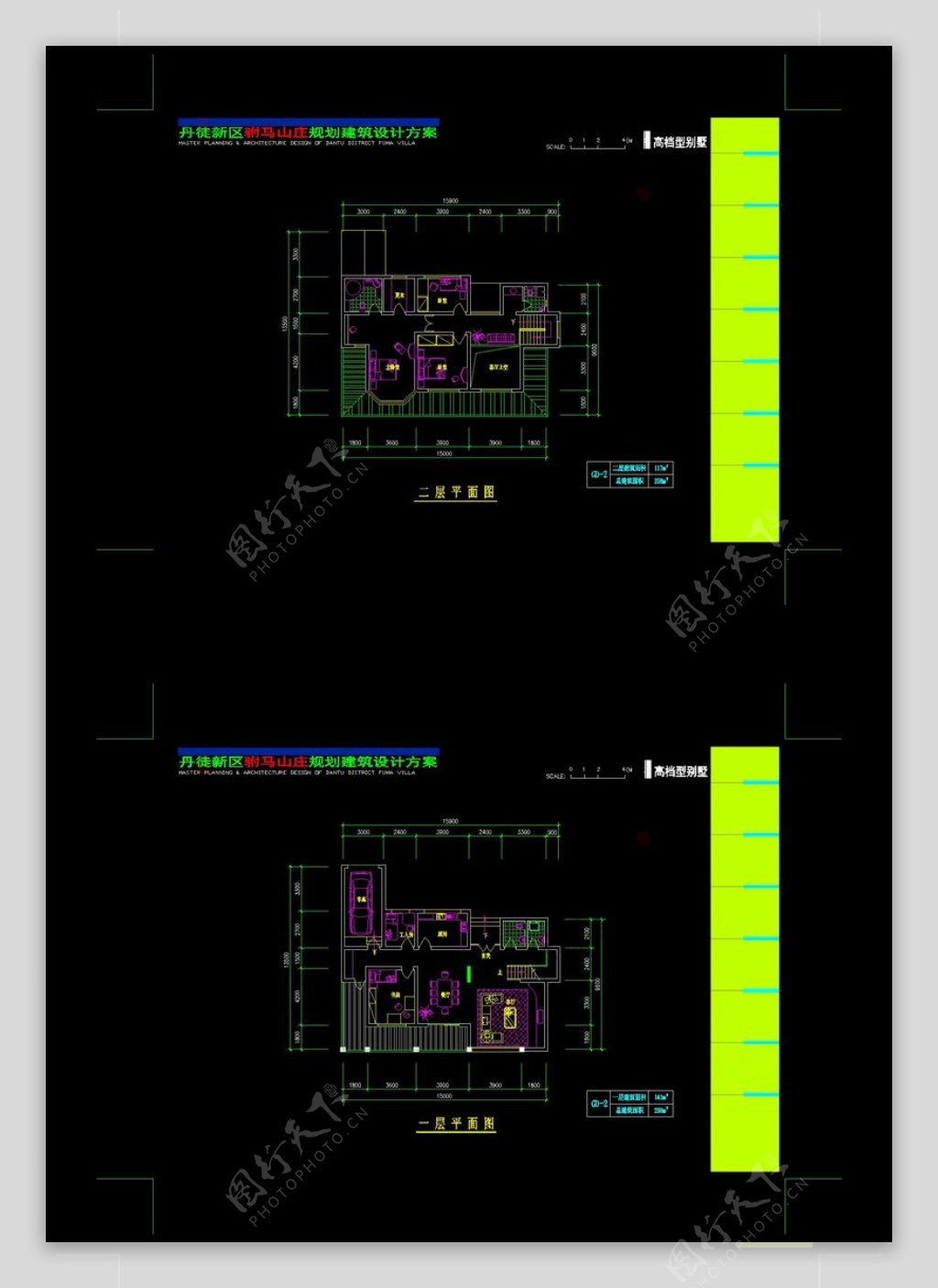 别墅住宅设计CAD图纸