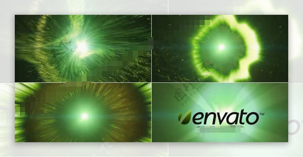 震撼的粒子光环logo揭示片头AE工程