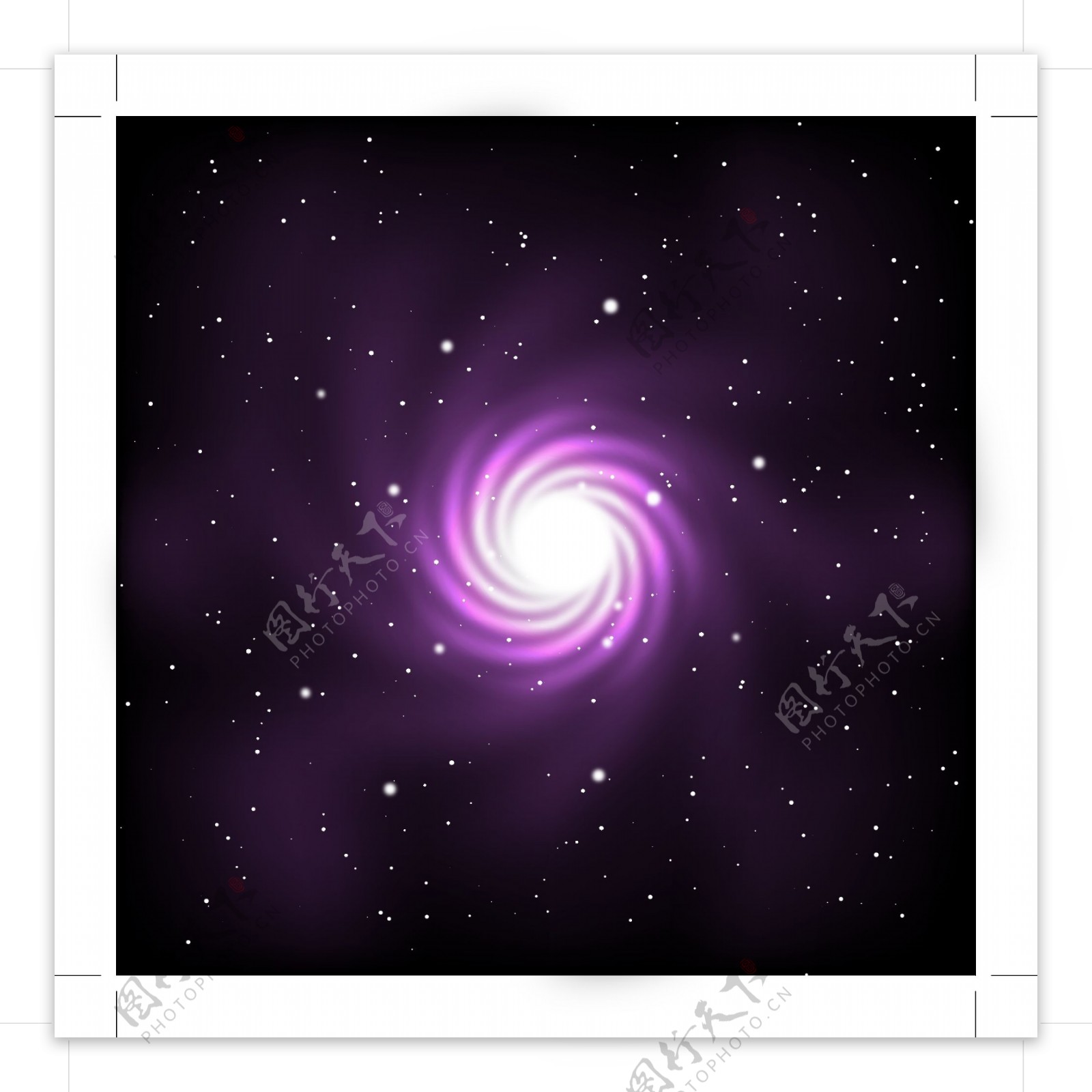 摘要紫色的宇宙背景矢量