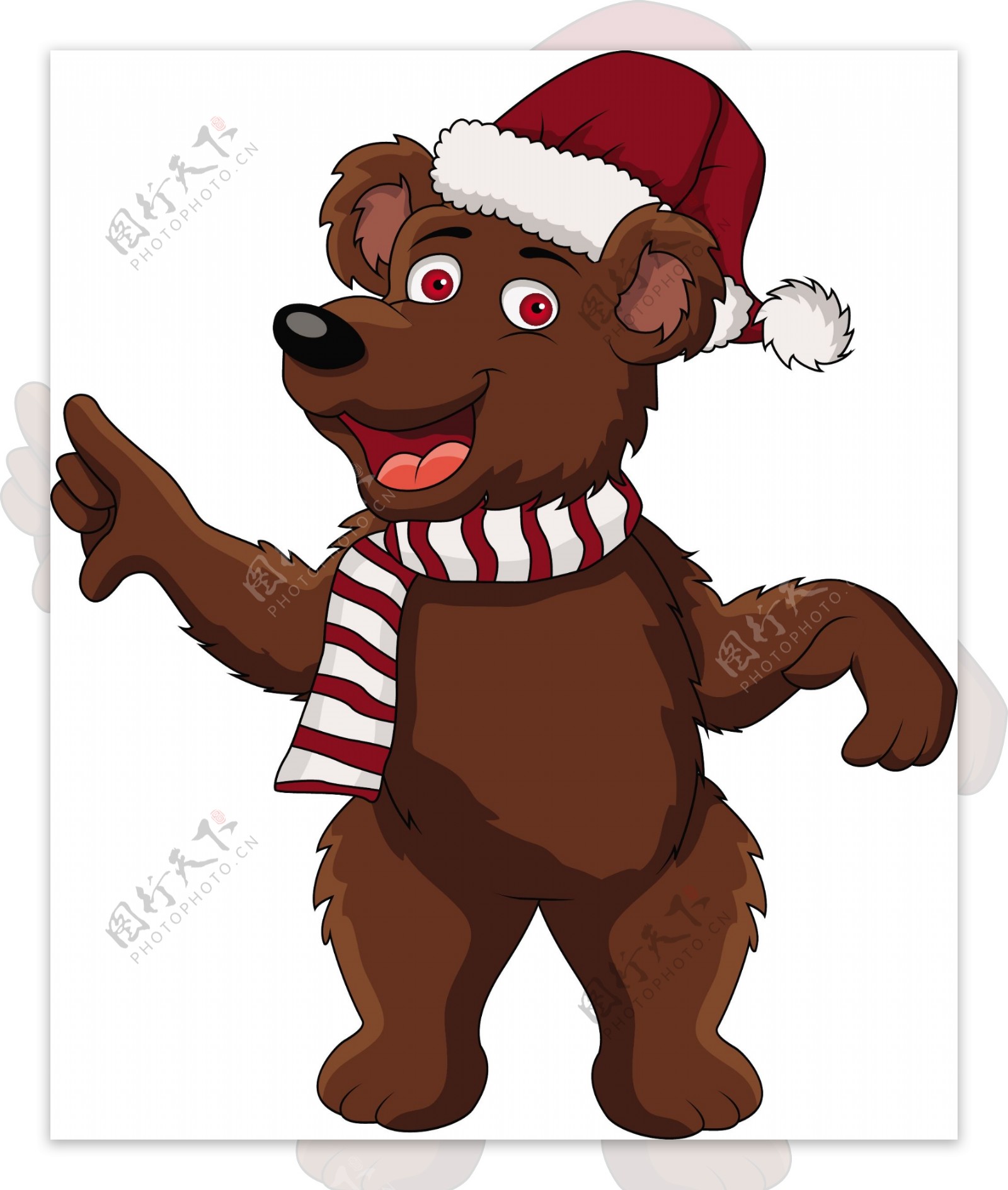 Christmas Bear transparent PNG - StickPNG