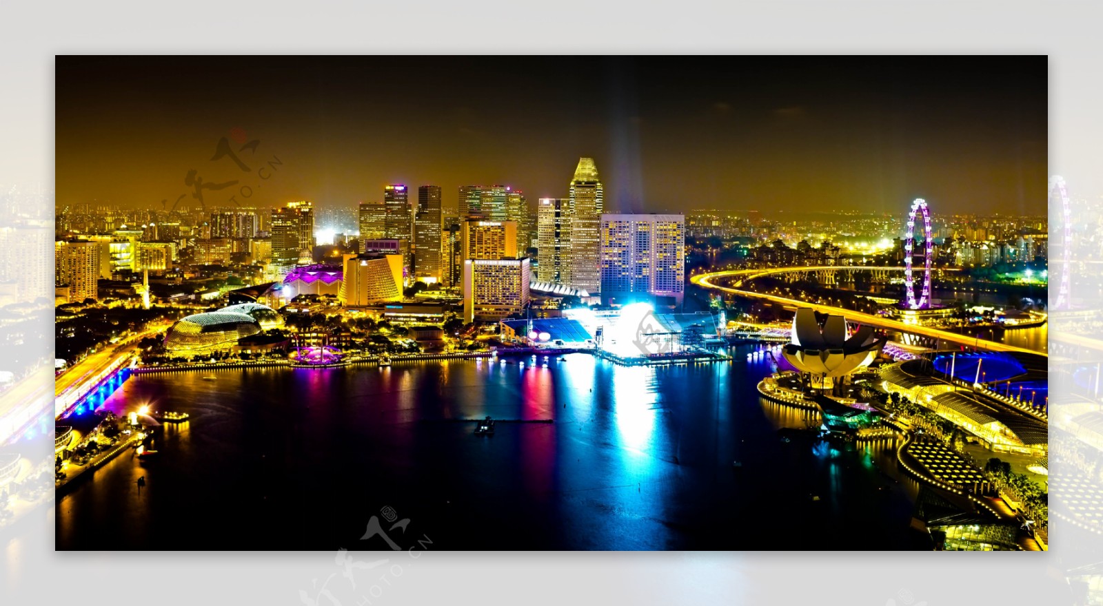 新加坡滨海湾图片