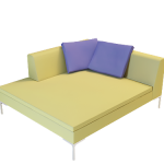 3D沙发床模型
