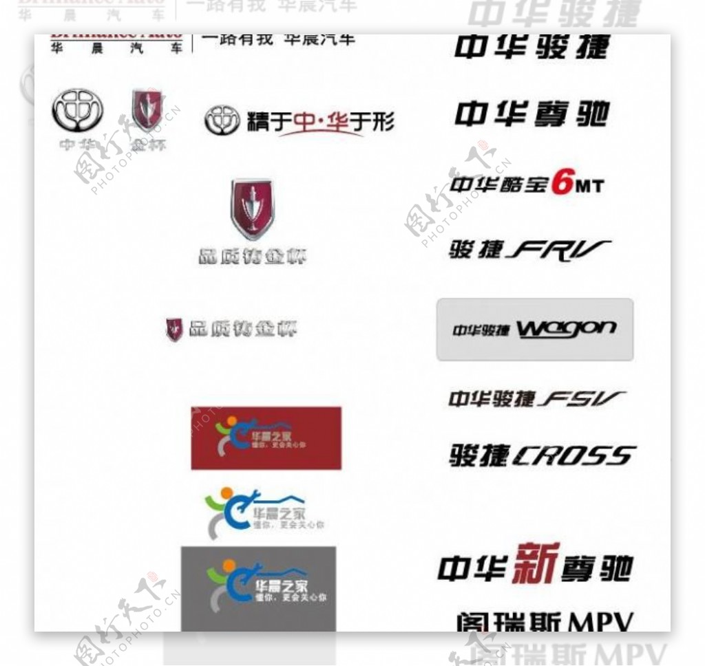 华晨logo图片