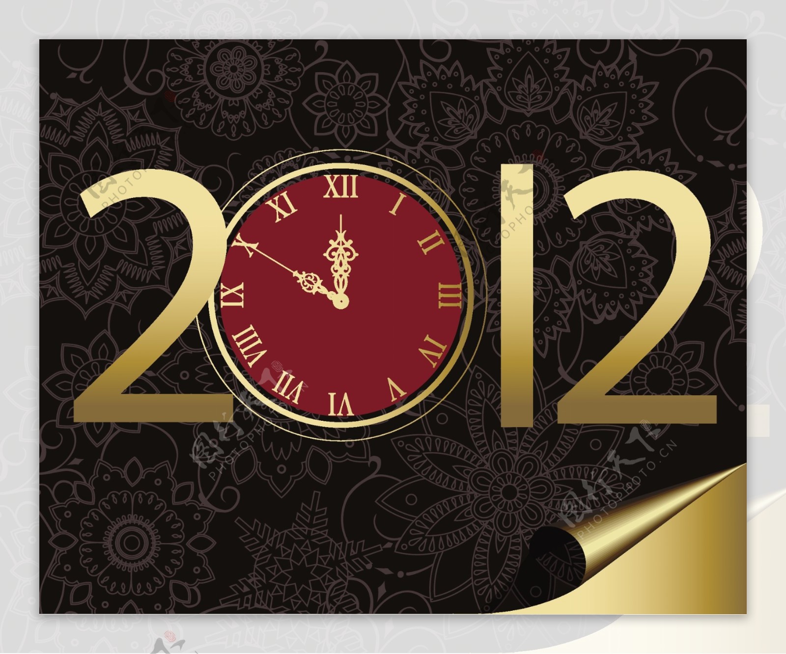2012新年的钟
