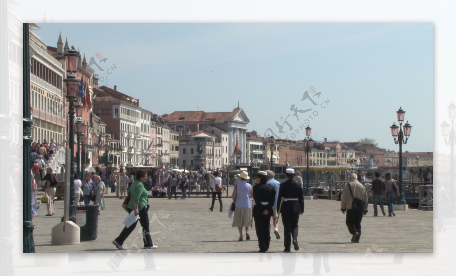 人们在威尼斯股市的录像视频免费下载