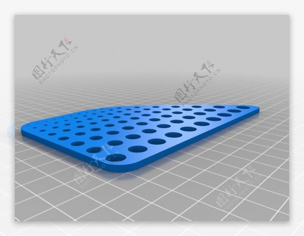 用于校准的3D打印机打印测试孔尺寸
