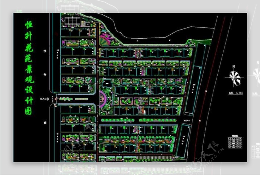 小区规划花园景观图片