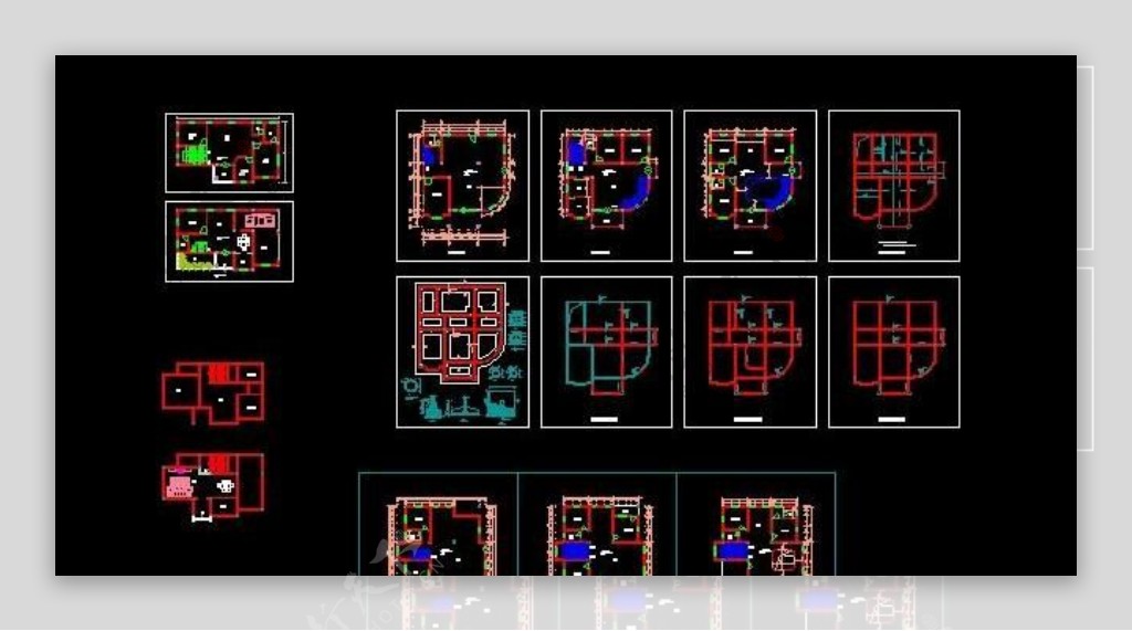 三层经济实用型别墅平面设计图12x13