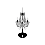 3D水晶台灯模型