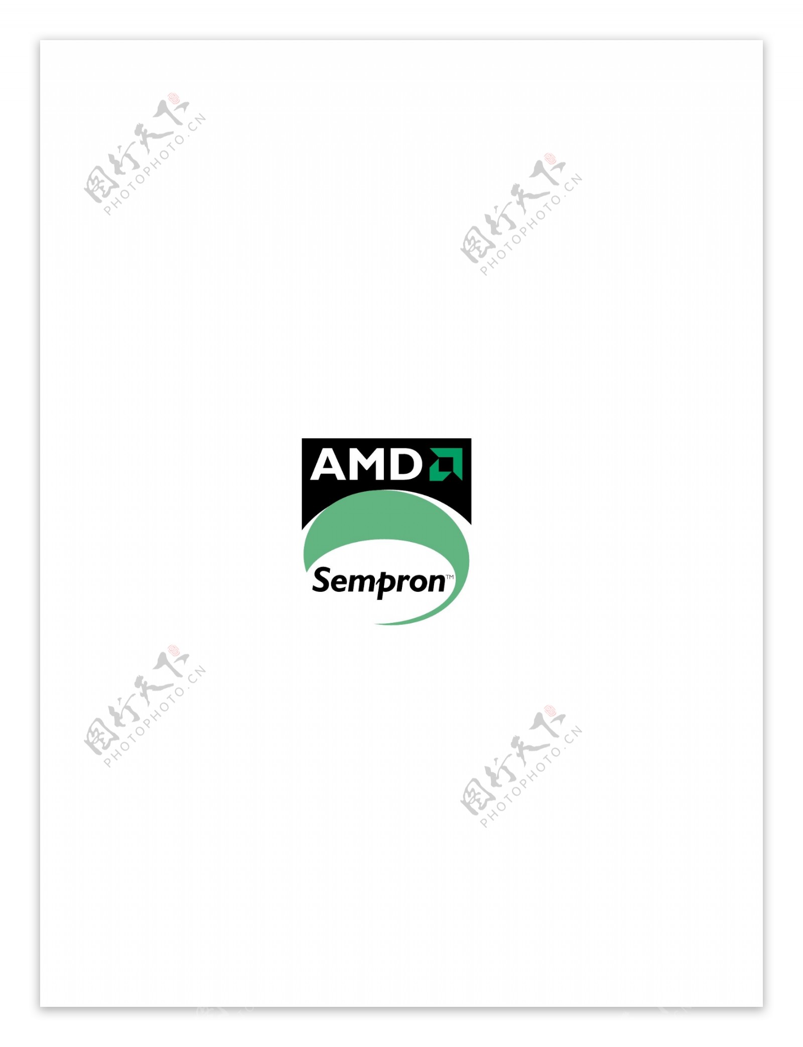 AMDSempron1logo设计欣赏AMDSempron1电脑硬件标志下载标志设计欣赏