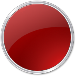 红色的圆形按钮