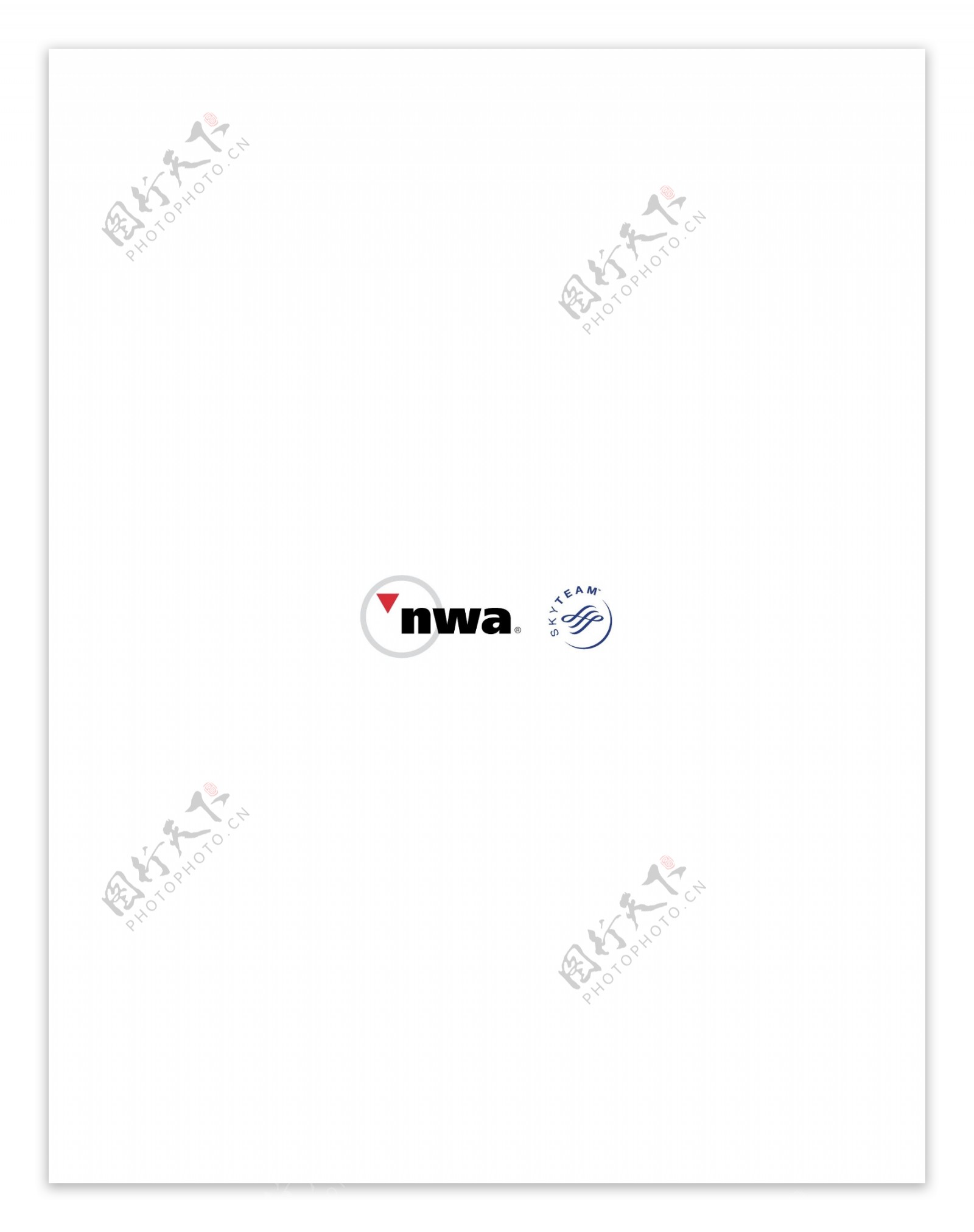 NWA1logo设计欣赏NWA1民航业LOGO下载标志设计欣赏