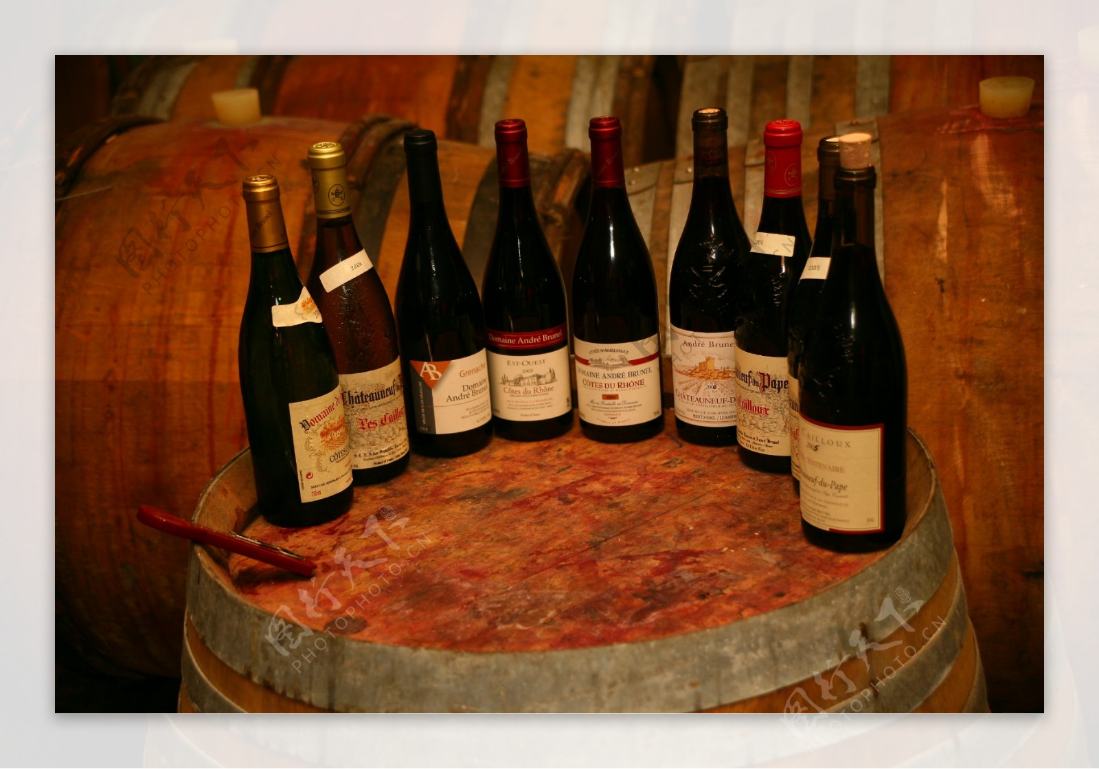 法国波尔多葡萄酒图片